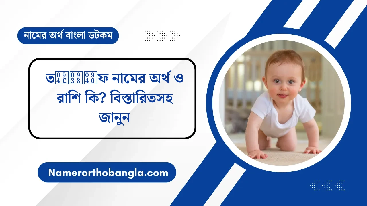 তौसीফ নামের অর্থ ও রাশি কি? বিস্তারিতসহ জানুন — নামের অর্থ বাংলা