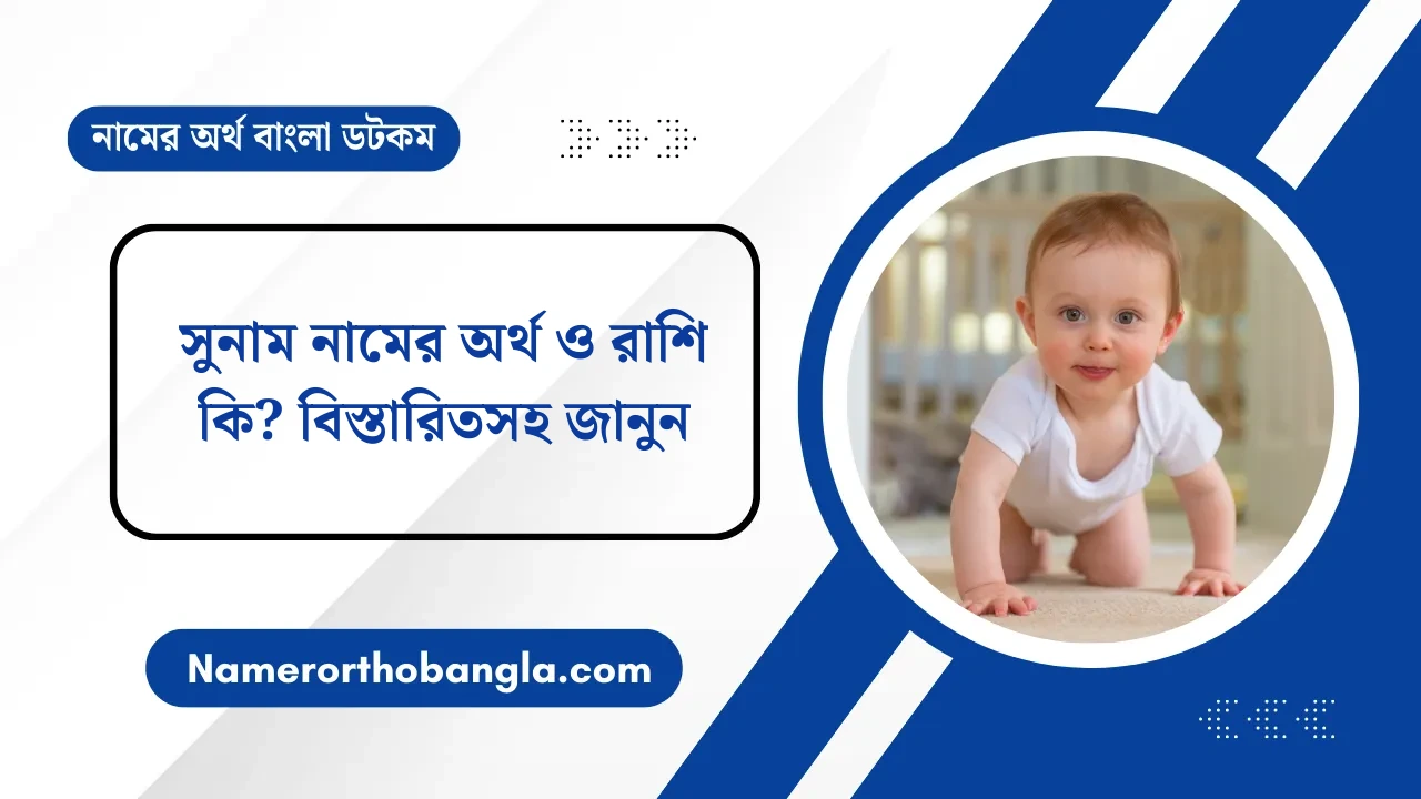 সুনাম নামের অর্থ ও রাশি কি? বিস্তারিতসহ জানুন — নামের অর্থ বাংলা