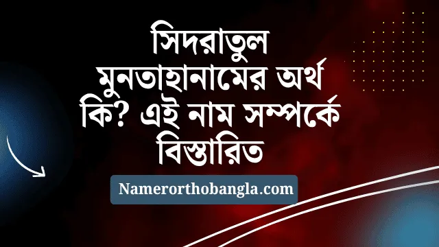 সিদরাতুল মুনতাহানামের অর্থ কি? এই নাম সম্পর্কে বিস্তারি